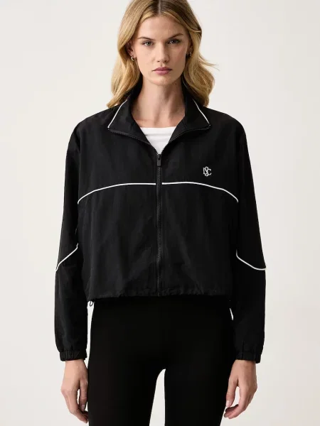 Le Privé jachetă scurtă pentru femei VARSITY JACKET negru