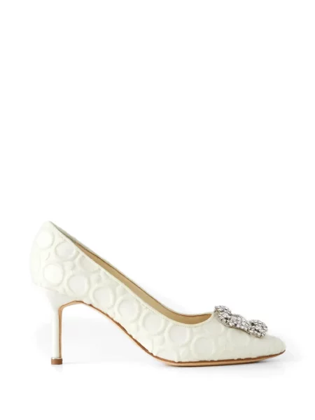Pantofi cu toc Manolo Blahnik cu cataramă