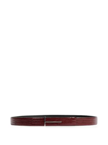 Reversibil curea Tom Ford cu imagine roșu