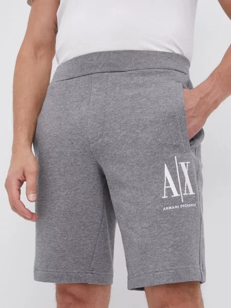 Armani Exchange Kraťasy šedé