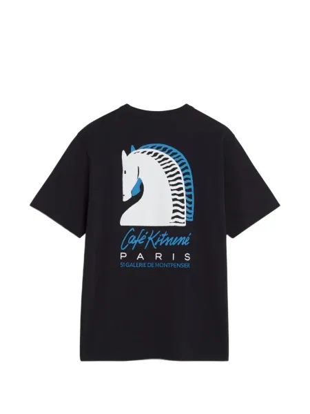 Tricou Café Kitsuné negru