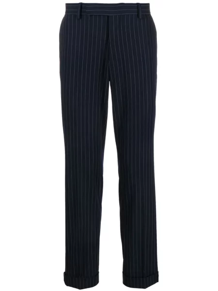 Pantaloni Polo Ralph Lauren cu dungi albastru