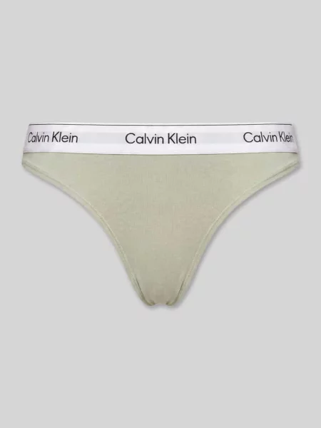 Stringi z mieszanki bawełny Calvin Klein Underwear