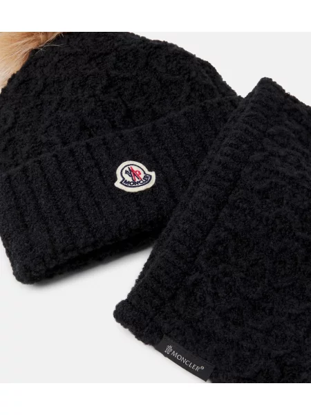 Gyerek sál Moncler Enfant fekete