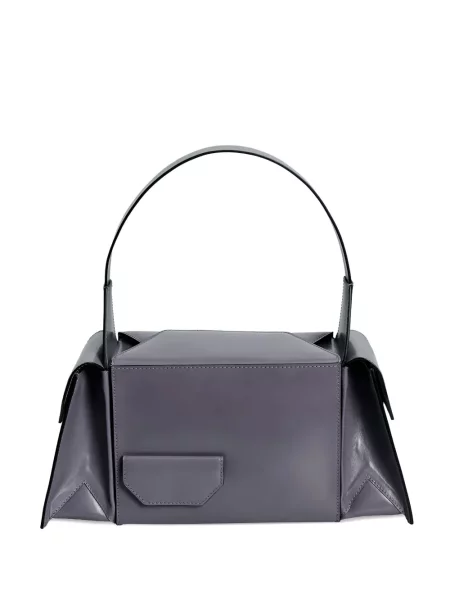 Geanta de piele Merryl Tielman din piele violet