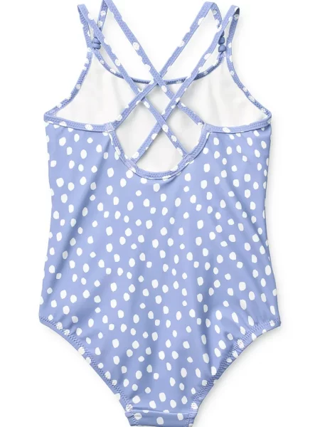 Liewood jednodielne plavky detské Suna Printed Swimsuit fialová