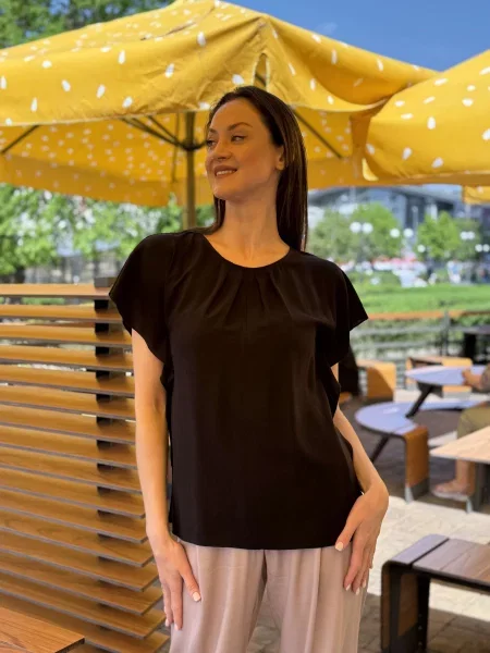 Блуза CAT ORANGE чорний