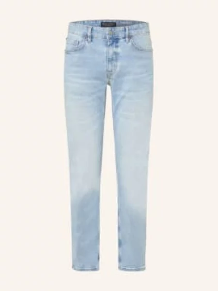 Marc O'polo Džíny Regular Fit light blue grinding wash modré