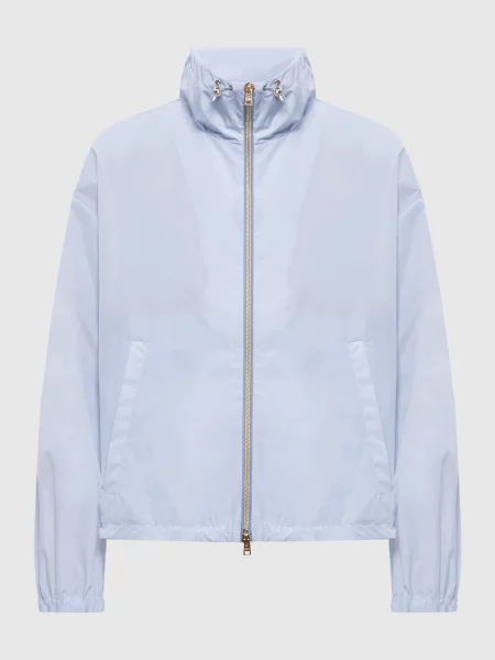 Вітровка з нашивкою логотипа Herno блакитна