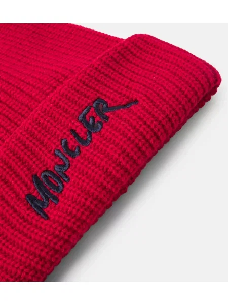 Gyerek sapka Moncler Enfant piros