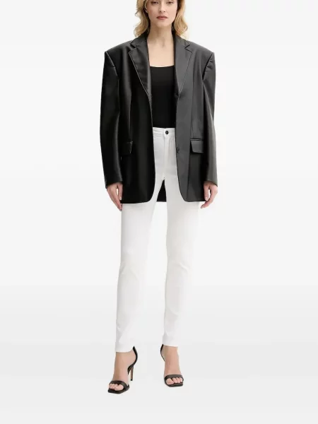 Blugi Armani Exchange cu broderie alb