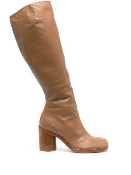 Cizme Maison Margiela din piele maro