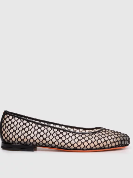 Балетки Santoni черные