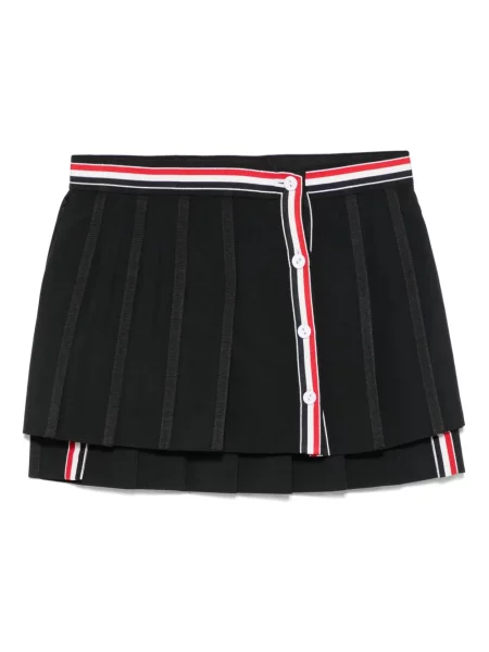 Fusta plisata Thom Browne plisată negru