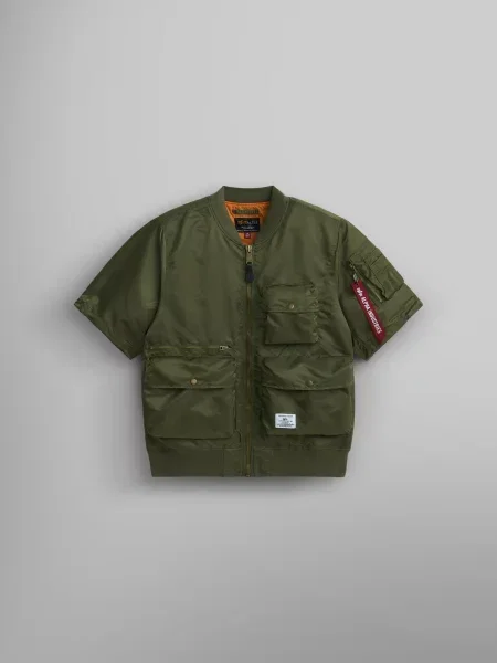 Alpha Industries Бомбер Унісекс зелений