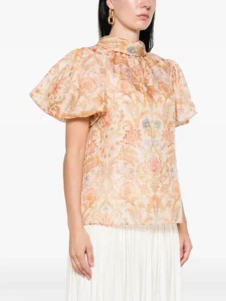 Bluză Zimmermann cu model floral cu imagine