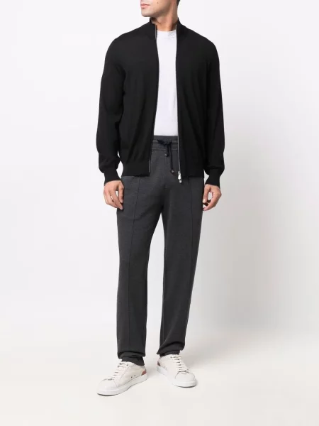 Cardigan Brunello Cucinelli tricotate negru