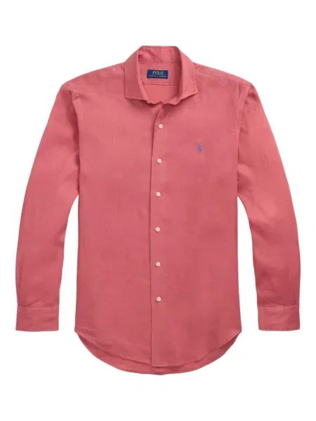 Długa koszulka Polo Ralph Lauren bez rękawów skórzana niebieska