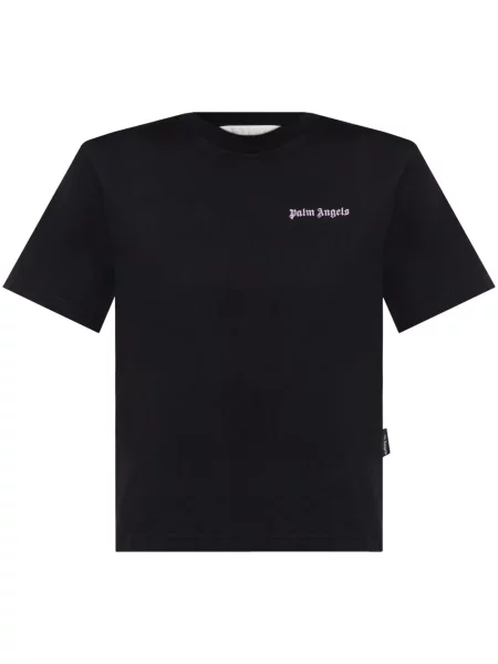 Tricou Palm Angels cu broderie negru