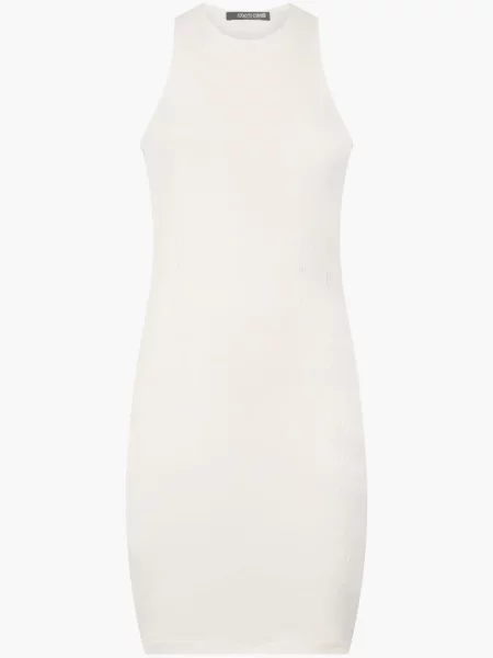 Rochie mini Roberto Cavalli rupți de costum alb