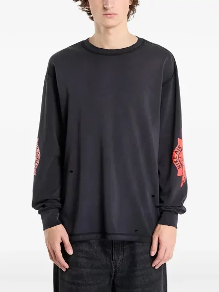 Tricou Jordan lung negru
