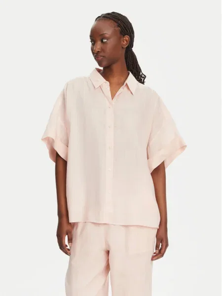 BOSS Cămașă C_Bisenas Oversize roz