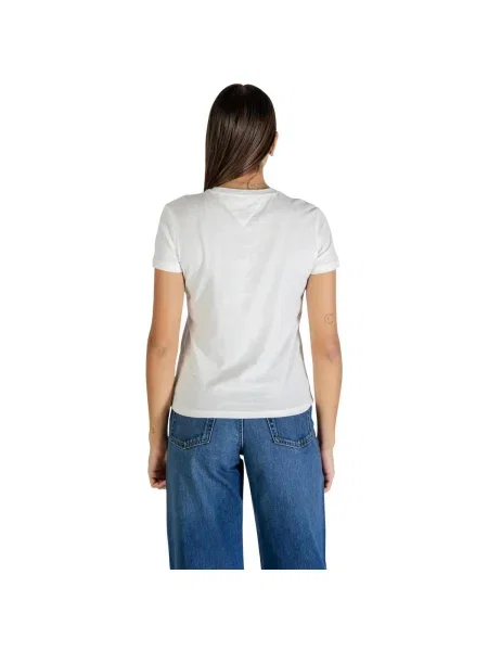 Tommy Jeans tricou din alb