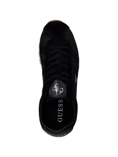 Sneakerși Guess cu autograf negru