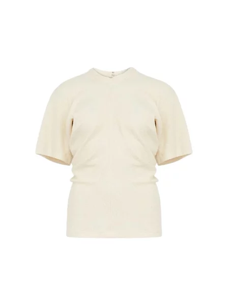Koszulka Acne Studios beżowa