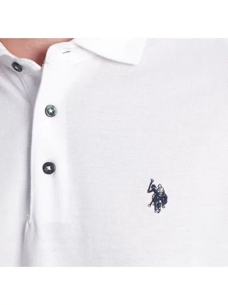 Tricou polo U.s. Polo Assn. alb