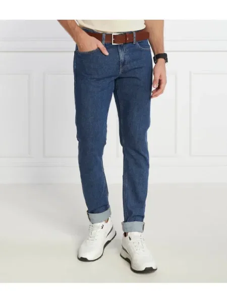 Calvin Klein Farmer SLIM FIT MID BLUE kék