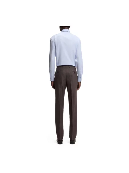 Boss Koszula David O Kroju Slim Fit blau niebieska