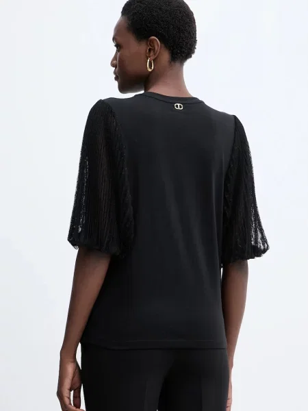 TWINSET Blúz fekete