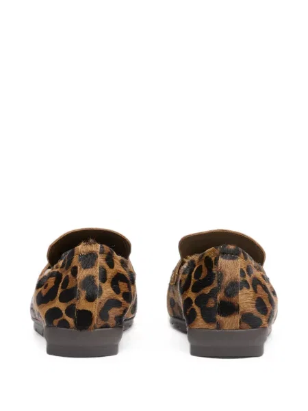 Pantofi loafer Ash cu imagine cu model leopard maro