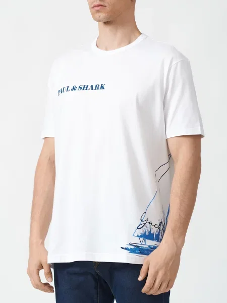 Футболка Paul&shark белая