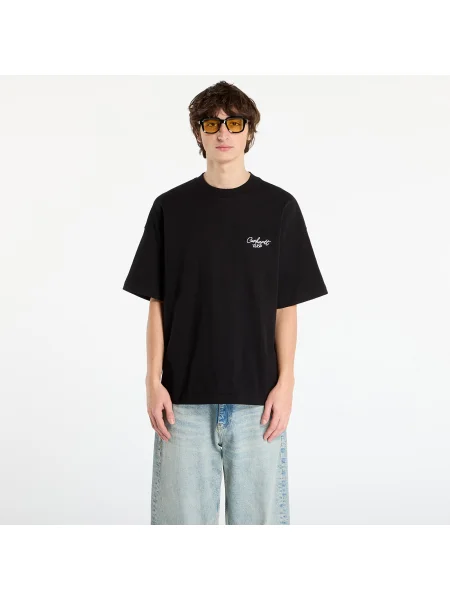 Tričko Carhartt Wip s aplikacemi bílé