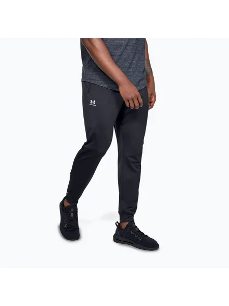 Pantaloni pentru bărbați Under Armour Sportstyle Tricot Jogger black/white alb