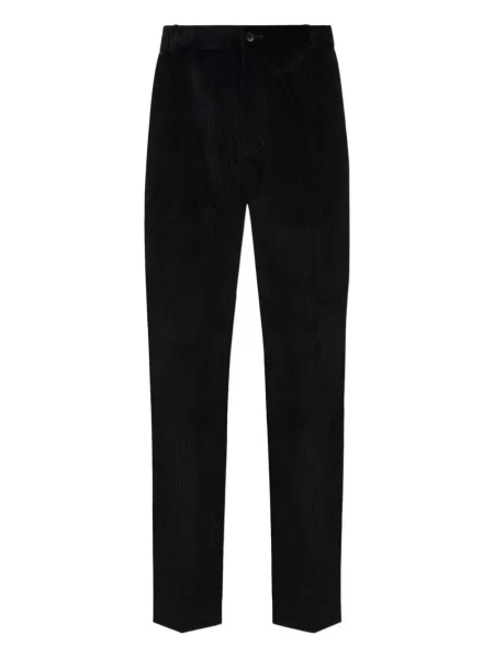 Pantaloni Moncler de catifea cord negru