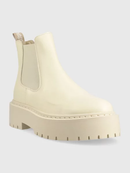 Kožené topánky chelsea Steve Madden Veerly béžová