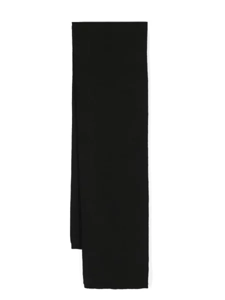 Fular Moschino de lână cu autograf negru