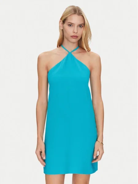 Simona Corsellini Rochie cocktail albastru
