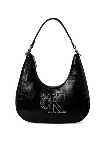 Geantă Calvin Klein cu autograf negru