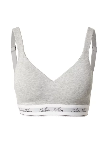 Calvin Klein Underwear Sutien gri alb