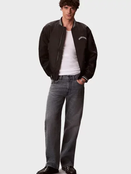 Джинсова куртка Calvin Klein Jeans чорна