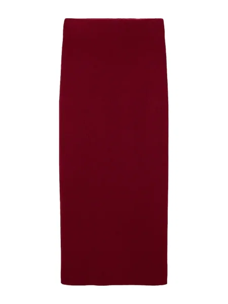 MANGO Fustă SESETA roşu închis