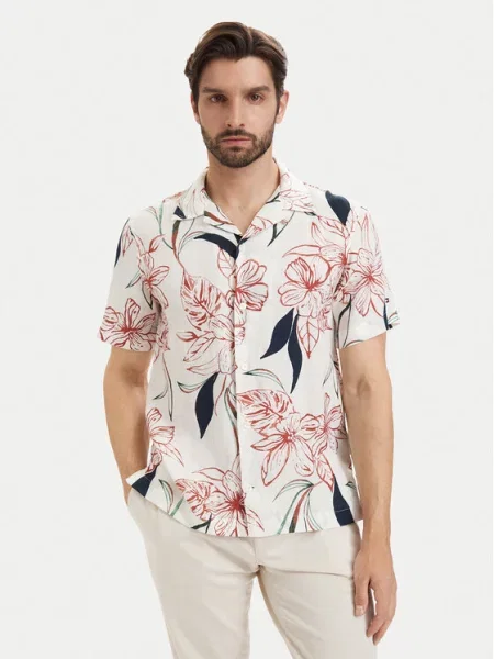 Tommy Hilfiger Cămașă Alb bej