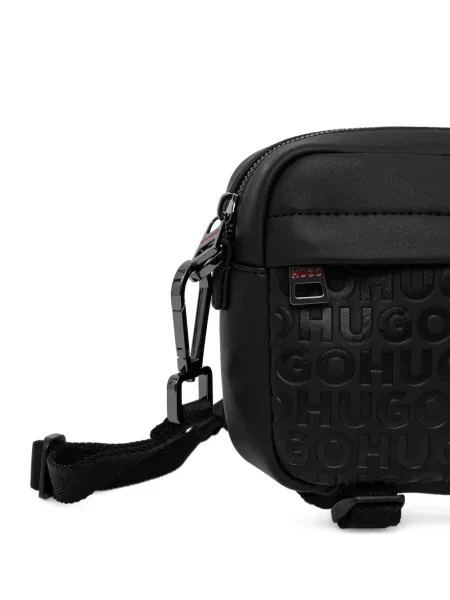 Geantă crossbody Hugo cu autograf negru