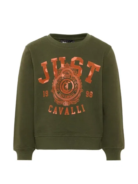 Bluza dziecięca Just Cavalli zielona