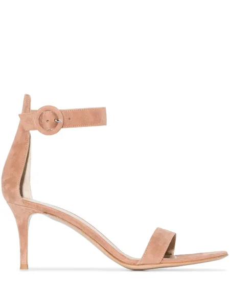 Sandale Gianvito Rossi din piele de căprioară