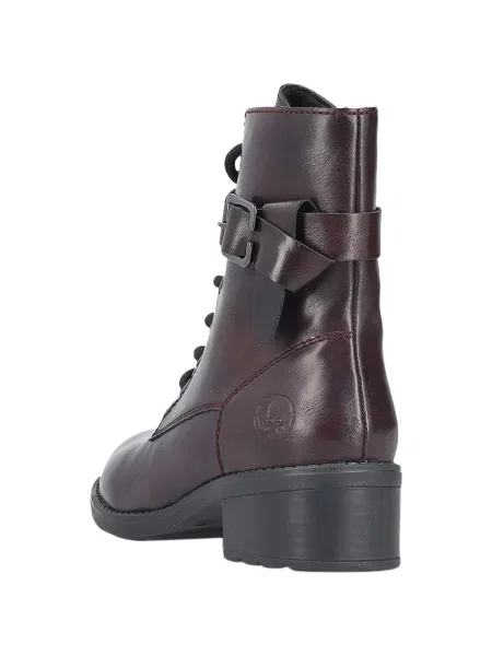 Botine Rieker roșu